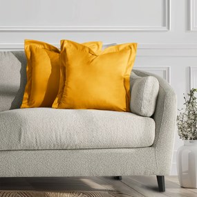 Obliečky na vankúše AmeliaHome Velvet Side horčicové