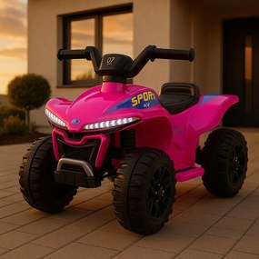 Elektrické autíčko QUAD Kids E-ATV ružové
