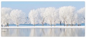 Obraz zimnej krajiny (120x50 cm)