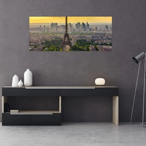 Obraz - Panoráma Paríža (120x50 cm)