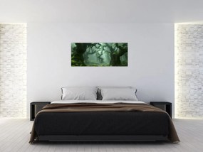 Obraz - Les prerastený machom (120x50 cm)