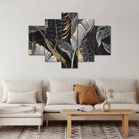 Obraz - Zlatá džungľa (150x105 cm)