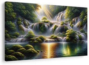 Obraz vodopád v tropickom lese