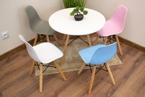 Dekorstudio Detská dizajnová stolička ENZO svetlo modrá Počet stoličiek: 1ks