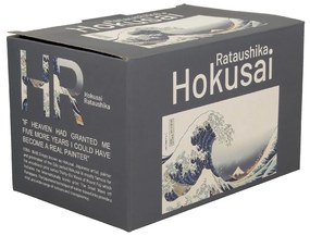 Porcelánový hrnček Hokusai The Great Wave 350 ml sada 2ks