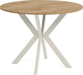 Okrúhly rozkladací jedálensky stôl DEVO Veľkosť: 90 - 128 cm
