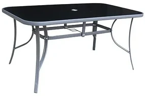 Stôl LEQ GREGORY Moonstone, sklo 5 mm (150 x 90 x 70 cm)