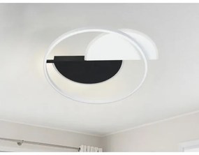 LED Stmievateľné svietidlo LED/70W/230V 3000-6500K biela/čierna + diaľkové ovládanie