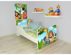 Detská posteľ s obrázkom 160x80 - Afrika