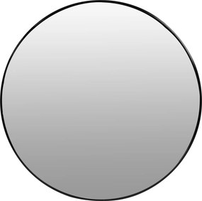 Okrúhle nástenné zrkadlo KOKO 80 cm čierne