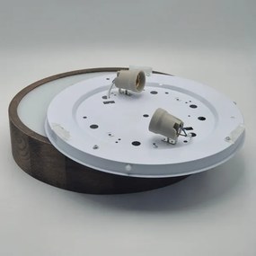 Brilagi - LED Stropné svietidlo CARVALHO 2xE27/60W/230V dub orech pr. 37 cm