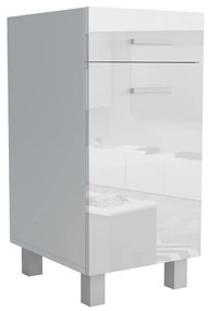 Kuchynská skrinka Lucjan D1F1S 30 LUX biela