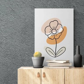 Obraz minimalistický kvet No4 - 60x90