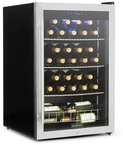 Falcon Crest chladnička na nápoje, presklené dvere, 4-18°C, 128l, zámok, 42dB, ušľachtilá oceľ