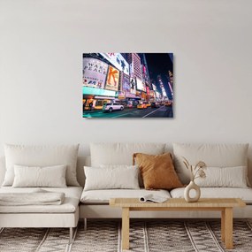 Sklenený obraz - New York Theater District (70x50 cm)