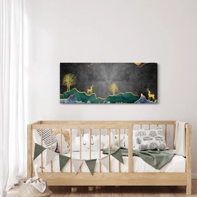 Obraz - Horská scenéria (120x50 cm)