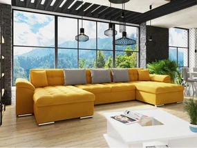 Rohová sedacia súprava Wicenza, Dostupné poťahy: ekokoža Soft 011 + Lux 06