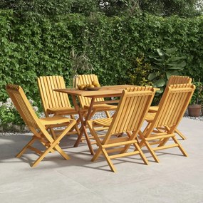 Skladacie záhradné stoličky 6 ks 47x47x89 tíkový masív 3155053