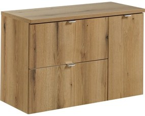 Koupelnová sestava Nova Oak 90 cm se skříňkami dub coast evoke