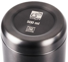 Termofľaša G21 na pitie, 500 ml, oceľovo šedá 60022403