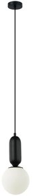 Italux PND-02340-1S-BK - Luster na lanku ALDEVA 1xE27/40W/230V čierna IT0464