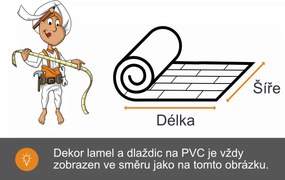Beaulieu International Group, PVC podlaha - lino Master X 2969, na mieru, šíře 2m, hnedá, pvc, chodba / predsieň