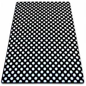 Kusový koberec Bodky čierny 2 160x220cm