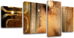Obraz na stenu 4 dielny ABSTRAKT AB091E40