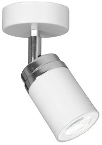 Luminex Bodové svietidlo RENO 1xGU10/8W/230V biela/chróm LU5136
