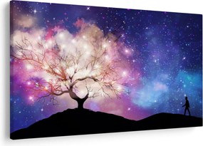 Obraz - Vesmírny strom (90x60 cm)