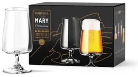 BOHEMIA PRESTIGE MARY POHÁR NA PIVO 380ML SADA 6KS