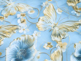Obliečky z mikrovlákna CELESTIA modré Rozmer obliečky: 70 x 90 cm | 140 x 200 cm