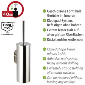 Samodržiaca WC kefa z antikoro ocele Wenko Orea