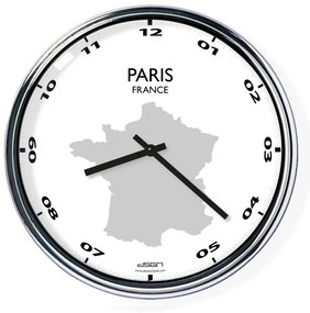 Kancelárske nástenné hodiny: Paríž,  Výber farieb Tmavé