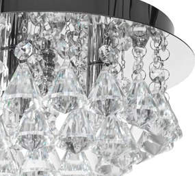 Toolight - Krištáľové závesné svietidlo G9 3x40W APP1039-C, chrómová, OSW-06822