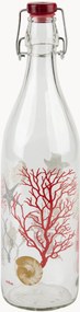 Sklenená fľaša na vodu Coral, 1 l