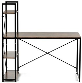 Autronic BONTEC Pracovný stôl 120x60cm, mdf, hnedá, GD-520 OAK Farba: Hnedá