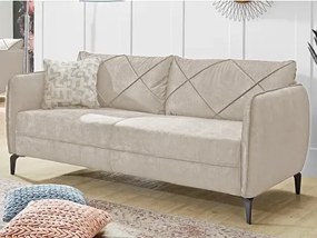 Trojsedák Novara, béžová látka%