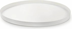Dekoratívny podnos CIRVIA Ø31,5 cm, biely