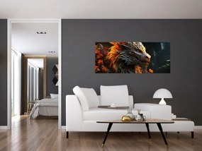 Obraz - Drak (120x50 cm)