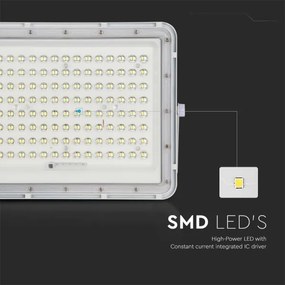 LED Vonkajší solárny reflektor LED/20W/3,2V 4000K biela + DO