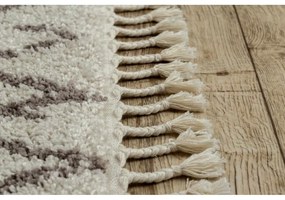 Kusový koberec Shaggy  Eza krémový 60x300cm