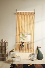 Ferm Living Kameninová šálka s podšálkou Milu Terracotta