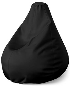 Sedací vak Pear čierna, čierna