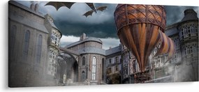 Obraz - Surrealistická krajina (120x50 cm)