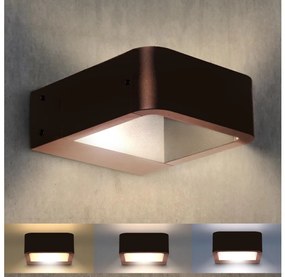 Brilagi - LED vonkajšie svietidlo BARI LED/7W/230V 3000/4000/6000K hnedé IP54