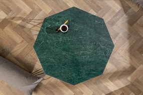 Konferenčný stolík Diamond 69cm mramor zelený