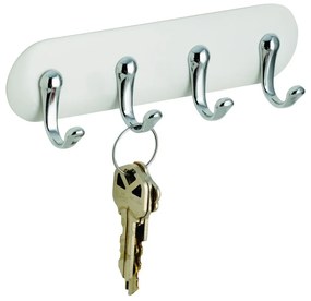 Samodržiaci vešiak na kľúče iDesign Forma AFFIXX York, 17 x 14 cm