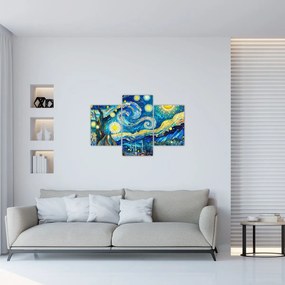 Obraz – Mozaika hviezdnej noci (90x60 cm)
