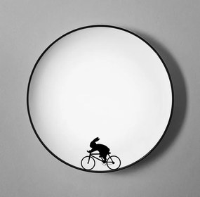 HAM Porcelánový dezertný tanier Racing Bike Rabbit 20,5 cm